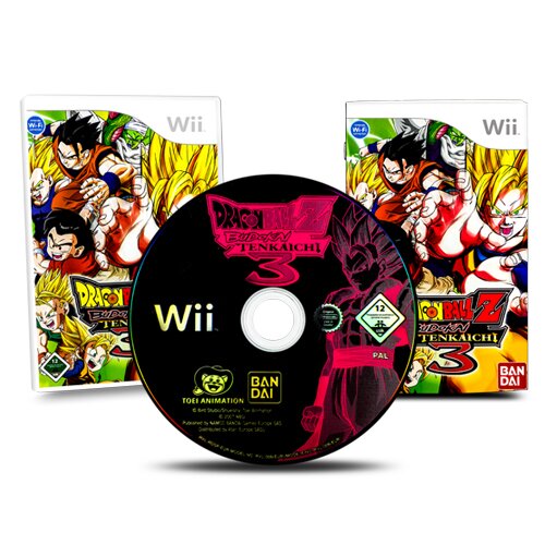Wii Spiel Dragonball Z Budokai Tenkaichi 3
