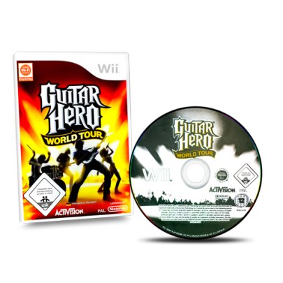 Wii Spiel GUITAR HERO - WORLD TOUR ohne GITARRE #A