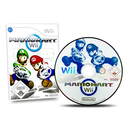 Wii Spiel Mario Kart ohne Lenkrad #A