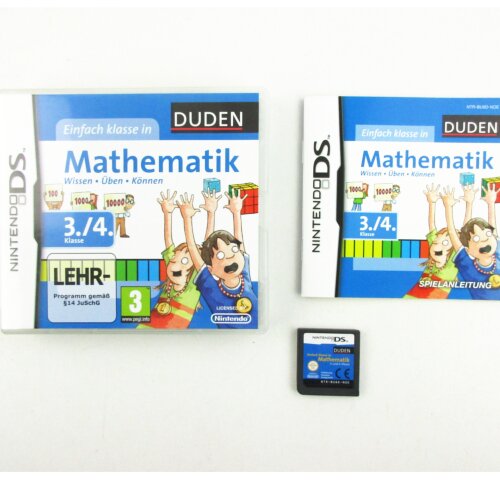 DS Spiel Duden Einfach Klasse in ... Mathematik / Mathe Klasse 3+4