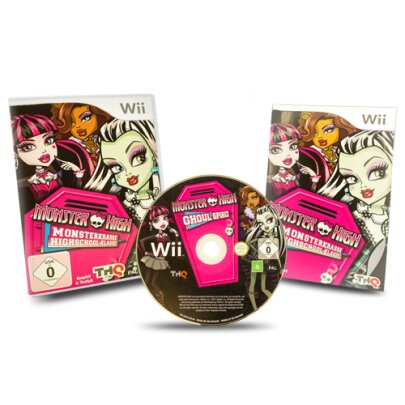 Wii Spiel Monster High - Monsterkrasse Highschool Klasse