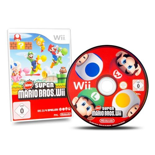 Wii Spiel New Super Mario Bros. Wii #A