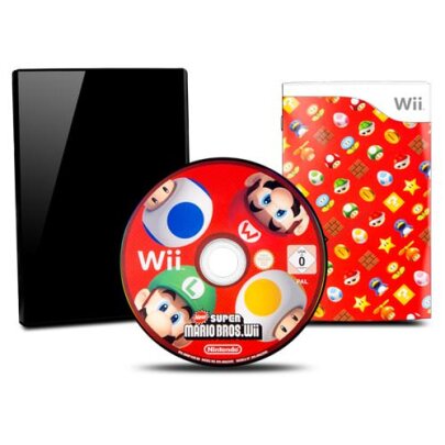 Wii Spiel NEW SUPER MARIO BROS. Wii #C