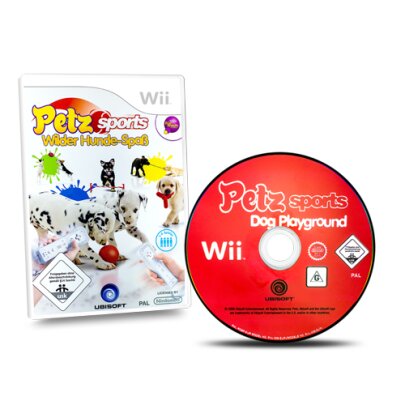 Wii Spiel PETZ SPORTS - WILDER HUNDE SPAß #A