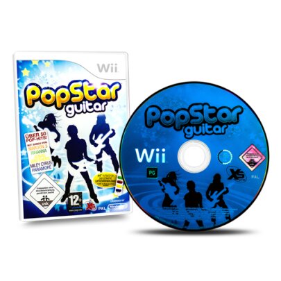 Wii Spiel POPSTAR GUITAR ohne AirG Aufsatz #A