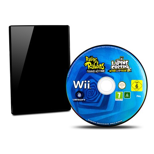 Wii Spiel RAVING RABBIDS - DIE VERRÜCKTE ZEITREISE #B