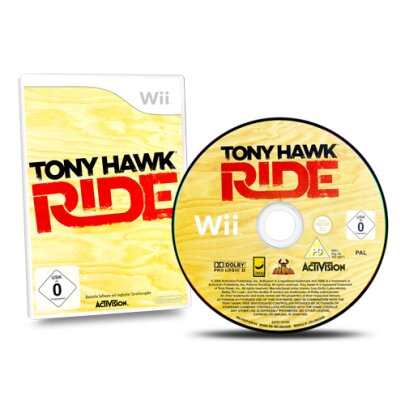Wii Spiel TONY HAWK RIDE ohne Skateboard #A
