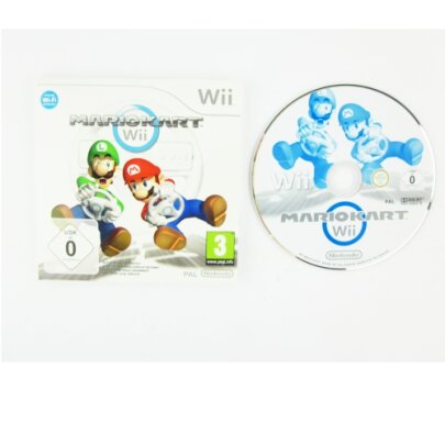 Wii Spiel Mario Kart ohne Lenkrad in Papp