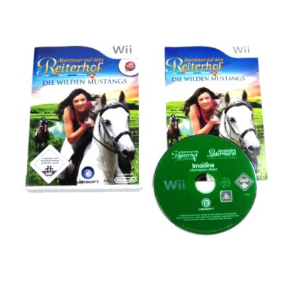 Wii Spiel Abenteuer auf Dem Reiterhof - Die Wilden Mustangs