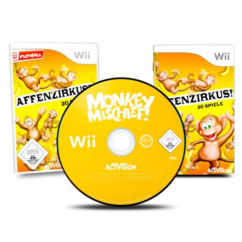 Wii Spiel Affenzirkus 20 Spiele