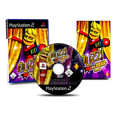 PS2 Spiel Buzz ! - Das Mega Quiz ohne Buzzer