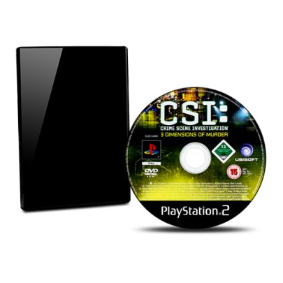 PS2 Spiel CSI - CRIME SCENE INVESTIGATION - MORD IN 3...