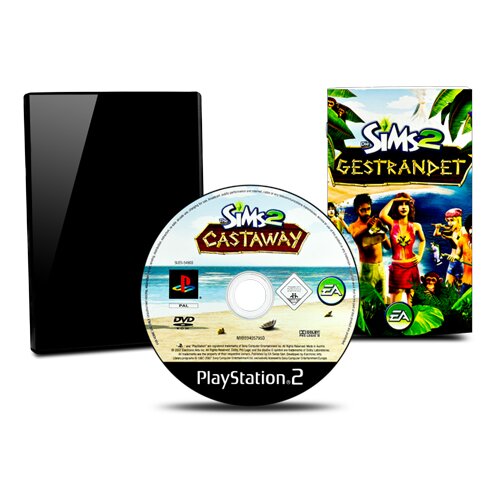 PS2 Spiel DIE SIMS 2 - GESTRANDET #C