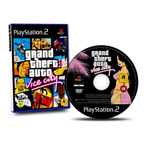 PS2 Spiel Grand Theft Auto - Vice City #A (Deutsche Version)