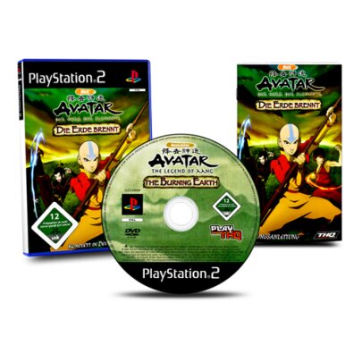 PS2 Spiel Avatar - Der Herr Der Elemente - Die Erde Brennt