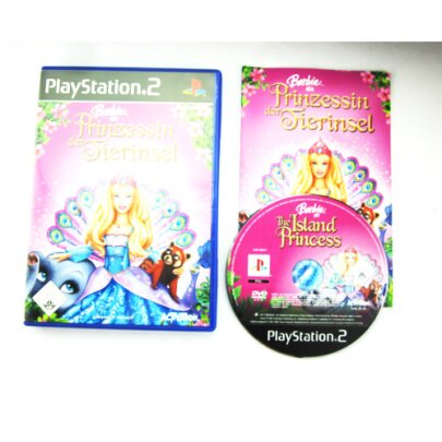 PS2 Spiel Barbie als Prinzessin Der Tierinsel