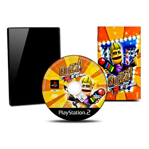 PS2 Spiel BUZZ ! - DAS POP-QUIZ ohne Buzzer #C
