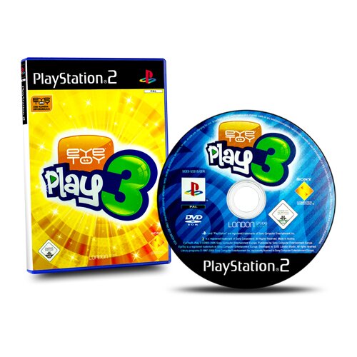 PS2 Spiel EYE TOY - EYETOY PLAY 3 ohne Kamera #A