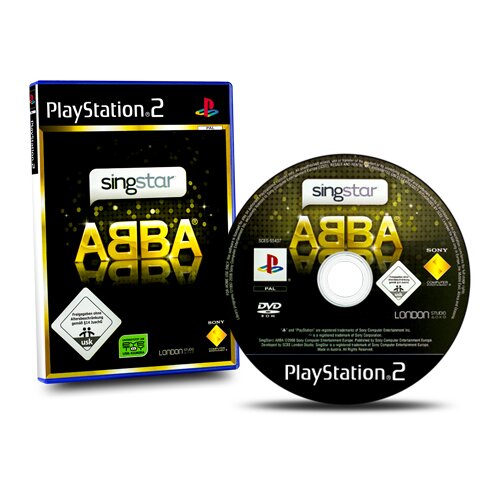 PS2 Spiel Singstar Abba ohne Micros #A