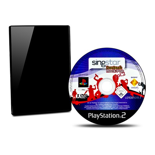 PS2 Spiel SINGSTAR DEUTSCH ROCK-POP VOL.2 ohne Micros #B