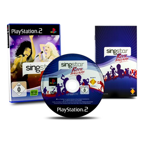 PS2 Spiel Singstar Rock Ballads ohne Micros