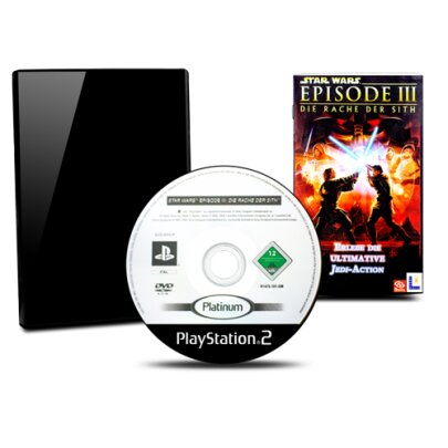 PS2 Spiel STAR WARS : EPISODE III - DIE RACHE DER SITH #C