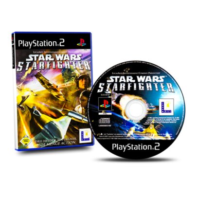 PS2 Spiel Star Wars Starfighter #A