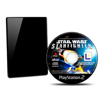 PS2 Spiel STAR WARS STARFIGHTER #B