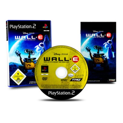 PS2 Spiel Wall-E - Der Letzte Räumt Die Erde Auf