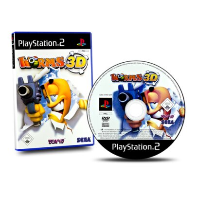 PS2 Spiel WORMS 3D #A