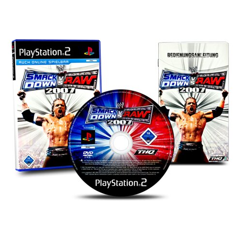 PS2 Spiel WWE Smack Down - Smackdown vs Raw 2007