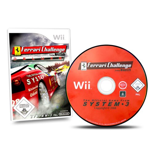 Wii Spiel FERRARI CHALLENGE DELUXE #A