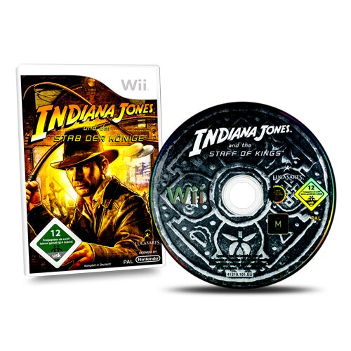 Wii Spiel Indiana Jones und Der Stab Der Könige #A