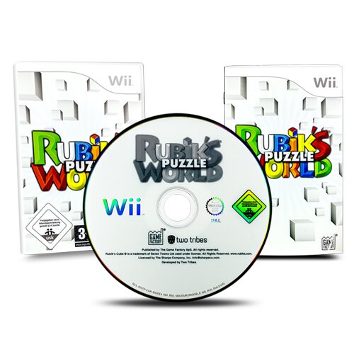 Wii Spiel Rubik`s Puzzle World