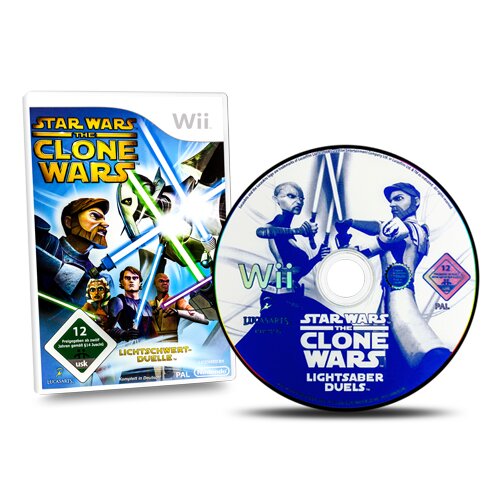 Wii Spiel STAR WARS CLONE WARS - LICHTSCHWERT DUELLE #A