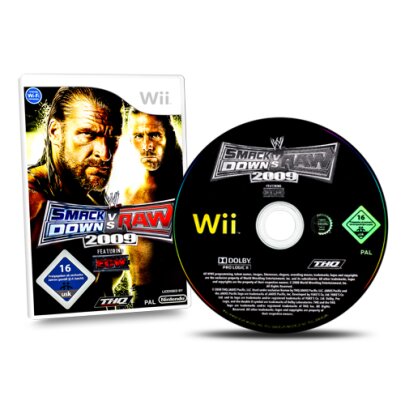 Wii Spiel WWE SMACKDOWN VS RAW 2009 #A