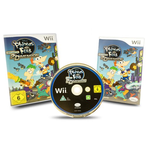 Wii Spiel Phineas und Ferb - Quer Durch Die 2. Dimension (Disney)