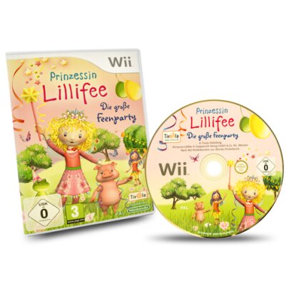 Wii Spiel PRINZESSIN LILLIFEE - DIE GROßE FEENPARTY #A