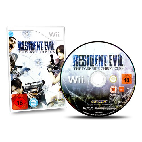 Wii Spiel RESIDENT EVIL - THE DARKSIDE CHRONICLES (USK 18) #A