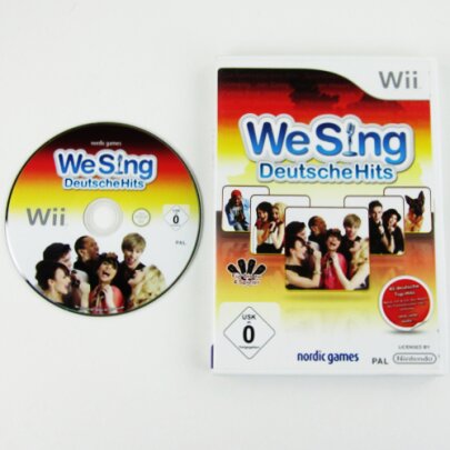 Wii Spiel WE SING - DEUTSCHE HITS OHNE MICROS #A