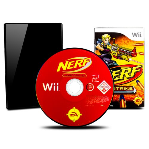 Wii Spiel NERF N - STRIKE OHNE PISTOLE #C