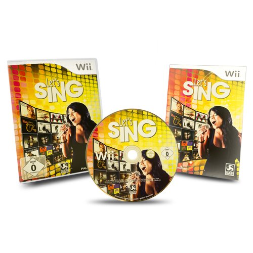Wii Spiel Lets / Let`s Sing ohne Micros