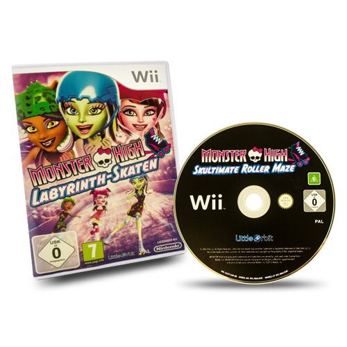 Wii Spiel MONSTER HIGH - LABYRINTH-SKATEN #A