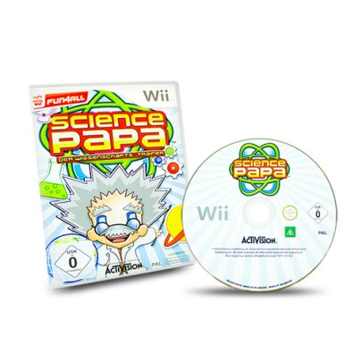 Wii Spiel Science Papa - Der Wissenschafts-Trainer #A