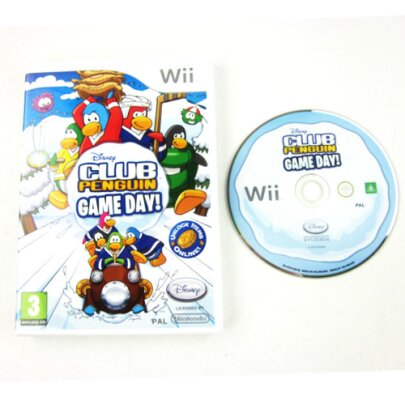 Wii Spiel Club Penguin - Game Day! #A