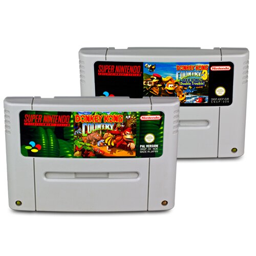 2 SNES Spiele DONKEY KONG COUNTRY 1 + DONKEY KONG COUNTRY 3