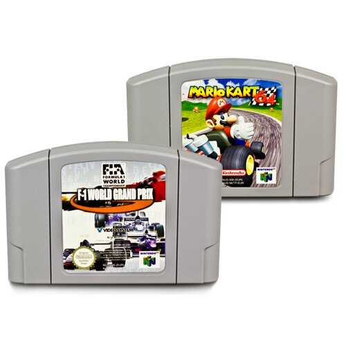 2 N64 Spiele F1 World Grand Prix 1 + Mario Kart 64