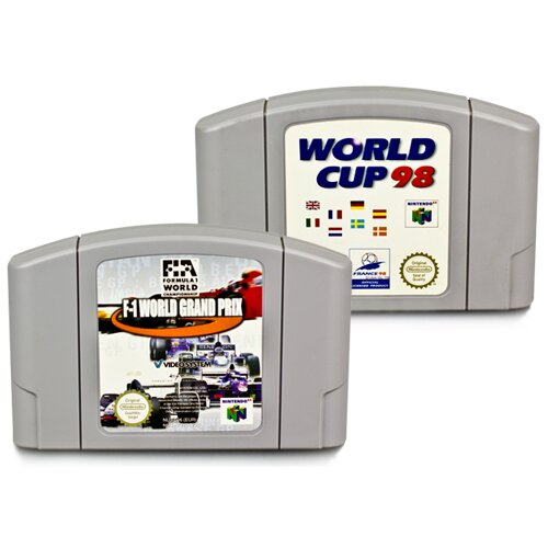 2 N64 SPIELE F1 WORLD GRAND PRIX + WORLD CUP 98