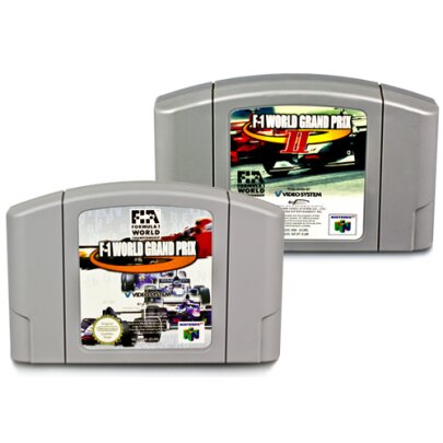 Nintendo 64 SET F1 WORLD GRAND PRIX + F-1 WORLD GRAND...