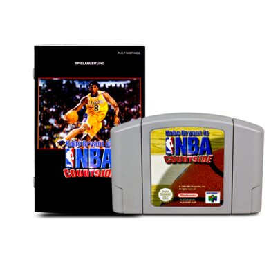 N64 Spiel KOBE BRYANT IN NBA COURTSIDE + ANLEITUNG
